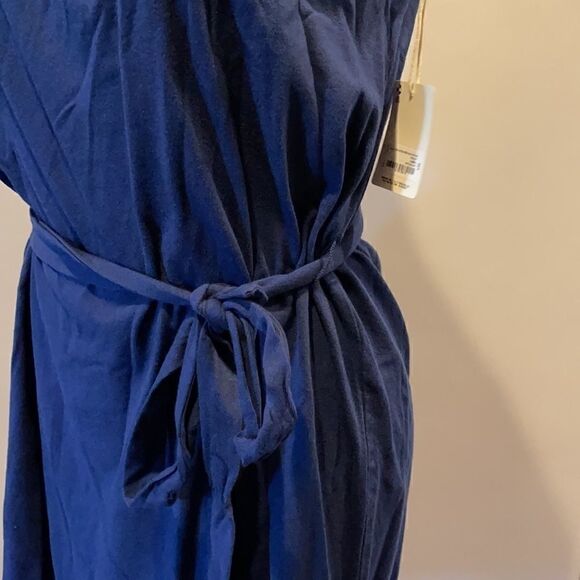 Ana spaghetti strap navy blue lounge dress size xs - Picture 4 of 5